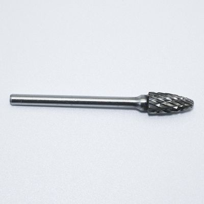 10 Stück helle unbeschichtete Wolframkarbid-Rotationsbrühe für Edelstahl mit 1/8" 3mm-Riegel