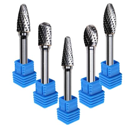 6mm Art ein langer Schaft-einzelner doppelter Schnitt der Sa-Hartmetall-Drehdatei-1/8