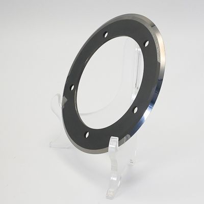 Sechslöcherige Halbschneidende Rundklinge Halbschneidende Rundklinge Karbidrundklinge Industrieklinge für Voll- und Halbschneidemaschinen