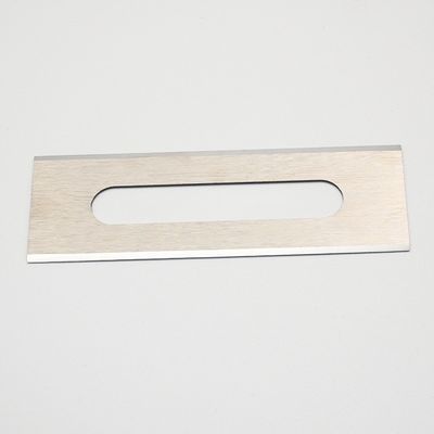 Kundenspezifische Hartmetall-Wolframkarbid-Legierung für chemische Faser-Schlitz-Positionierklinge für industrielle Schneidemaschinen für Textilfolien