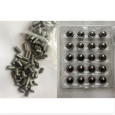 YG8 YG11C Güte Schwarz Kundenspezifische Zementierte Wolframkarbid-Legierung Zylindrische Elliptische Knöpfe Zähne für Ölbohrer