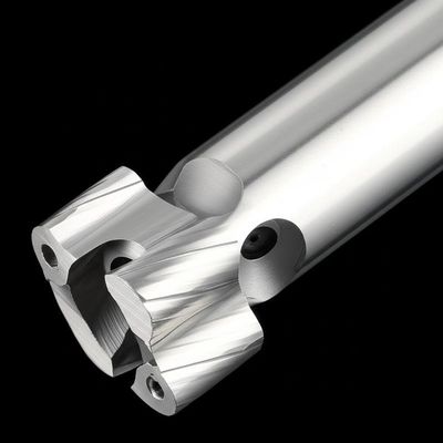 Rückschaft-Art Hrc 45 der flöten-Karbid-Fertigungsschaftfräser-Schneider-40mm 16mm