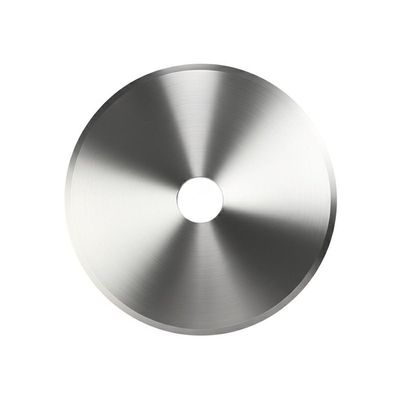 Kundenspezifische zementierte Hartmetall-Kreissägeblatt-Rohlinge  Schlitzklinge Stofffolien-Schlitz-Industriemaschinenmesser