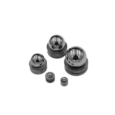 Kundenspezifische Hartmetall-Kugelhähne mit 100% Wolframkarbid-Material und YG8 YG6 YG6X YG9C YG11C YG13C Legierungsspezifikation