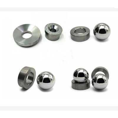 Kundenspezifische Hartmetall-Kugelhähne mit 100% Wolframkarbid-Material und YG8 YG6 YG6X YG9C YG11C YG13C Legierungsspezifikation