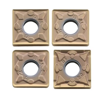 SNMG Modellkarbid CNC-Einsatz mit 0° Winkel und ±0,08-±0,18 Toleranz für die Bearbeitung mit Durchmesser von 4,76 mm bis 7,94 mm