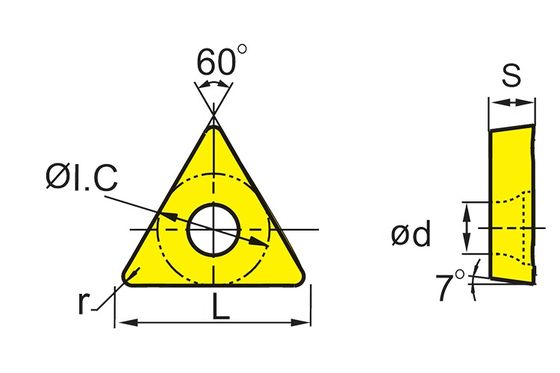 Langlebige TNMG-CNC-Wendeschneidplatte mit 75° T-Winkel und 0° N-Winkel für hochpräzises Drehen mit einer Toleranz von ±0,08–±0,18 M