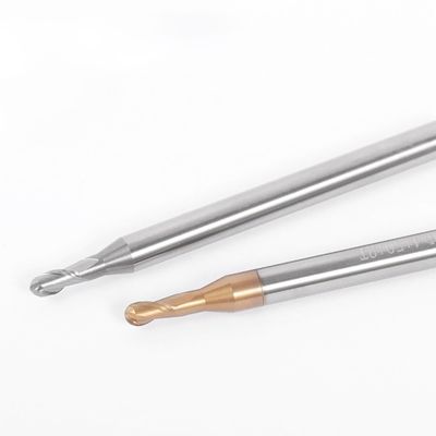 Wolframkarbid Endmühle mit 2-8 mm Flötenlänge, 4 mm Schaftdurchmesser und 50 mm Gesamtlänge für Präzisionsbearbeitung