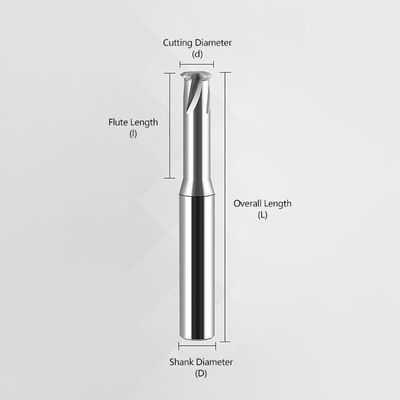 Einfäden-Fräsmaschine mit Einzahn-Design für M2, M3, M4, M6 Flächen aus KUPER, ALLOY STEEL, ORDINARY STEEL, GUSTSTEIL