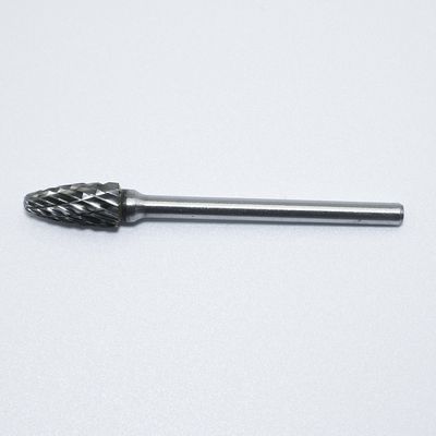 10 Stück helle unbeschichtete Wolframkarbid-Rotationsbrühe für Edelstahl mit 1/8" 3mm-Riegel