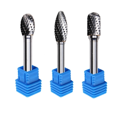 12 Metallring-einzelnes doppeltes geschnittenes Karbid Dreh-Burr File Swivel Shape Type B