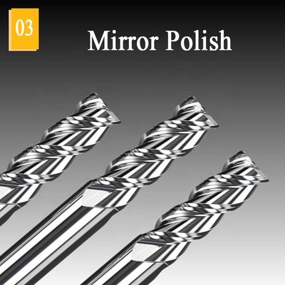 Aluminiumschaftfräser Mills Cut Tool des 1mm CNC-Hartmetall-Schaftfräser-Hrc55